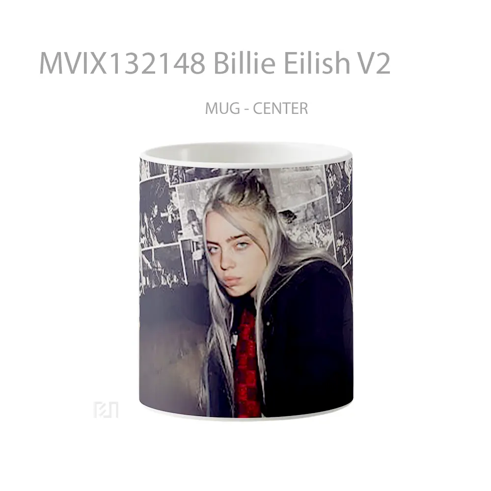 Mug Keramik Premium SNI - Mug Billie Eilish V2 Gelas Selebriti