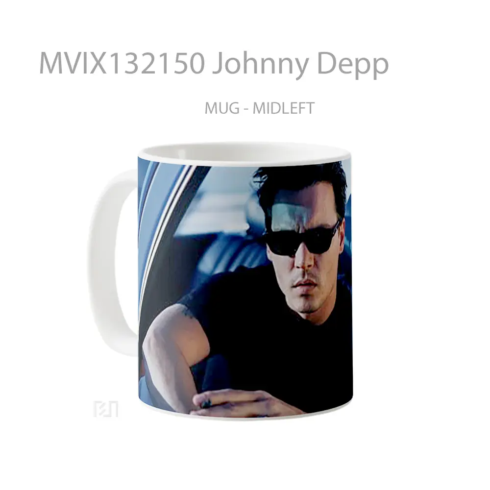 Mug Johnny Depp Gelas Selebriti - All-side / Desain
