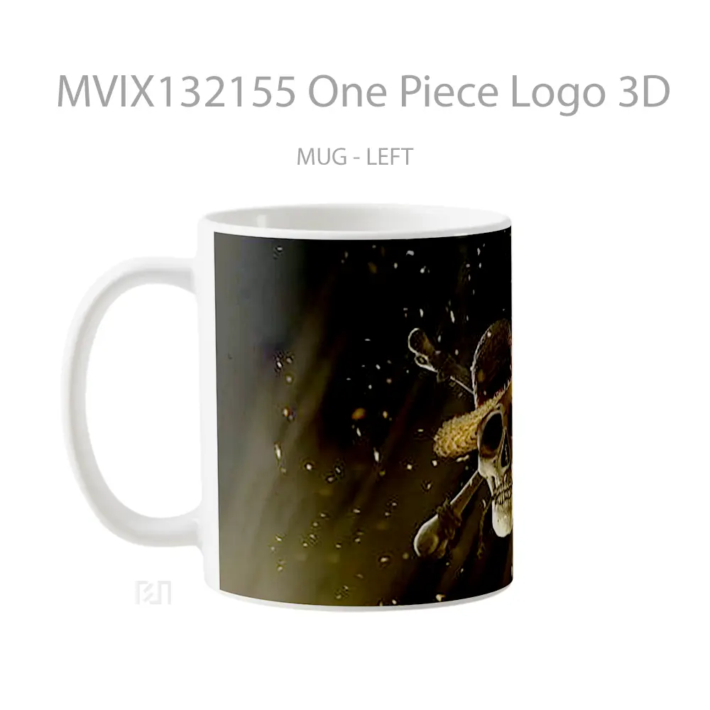 Mug One Piece Logo 3D Cangkir Anime - All-side / Desain