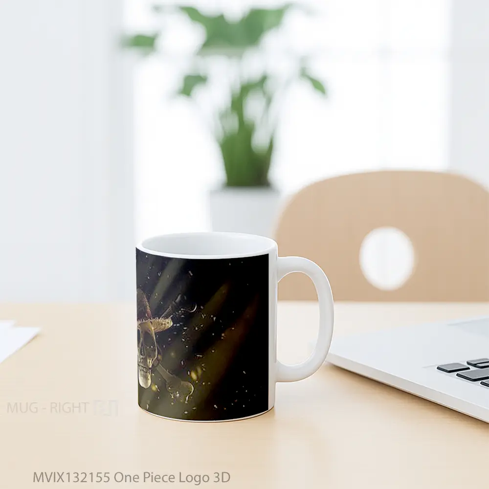 Mug One Piece Logo 3D Cangkir Anime - All-side / Desain
