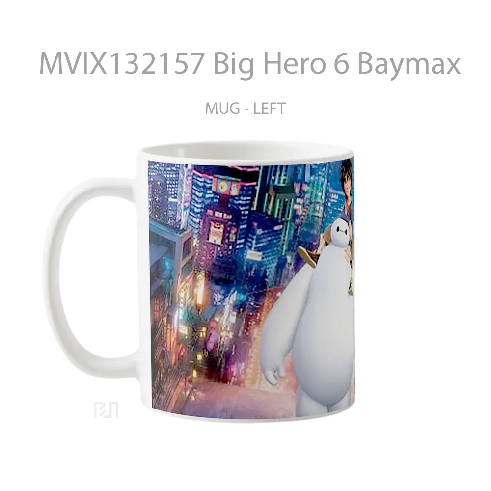 Mug Big Hero 6 Baymax Gelas Keramik Unik - All-side / Desain