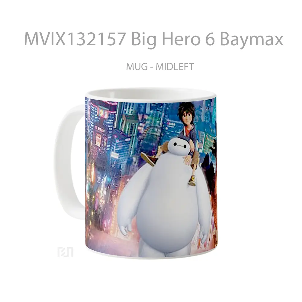 Mug Big Hero 6 Baymax Gelas Keramik Unik - All-side / Desain
