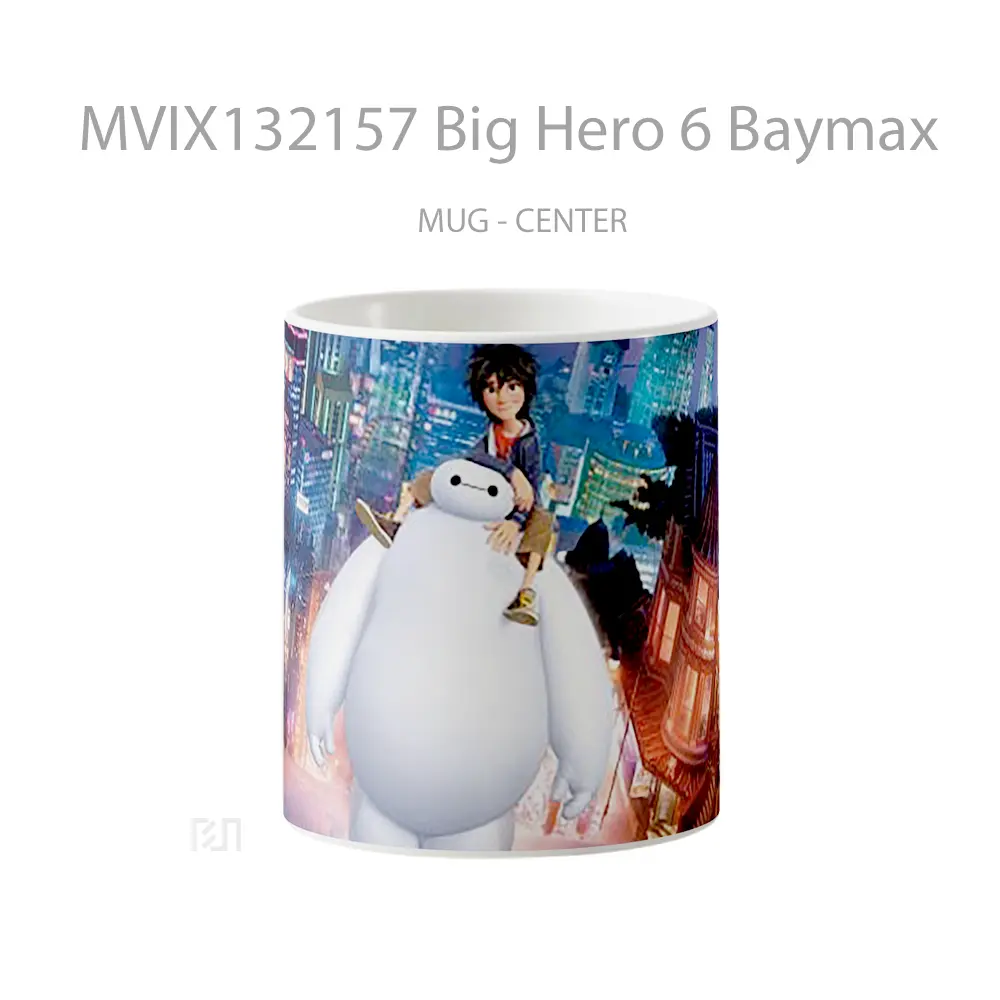 Mug Big Hero 6 Baymax Gelas Keramik Unik