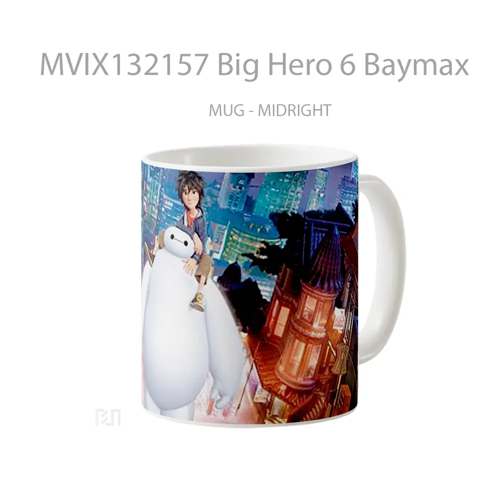 Mug Big Hero 6 Baymax Gelas Keramik Unik - All-side / Desain