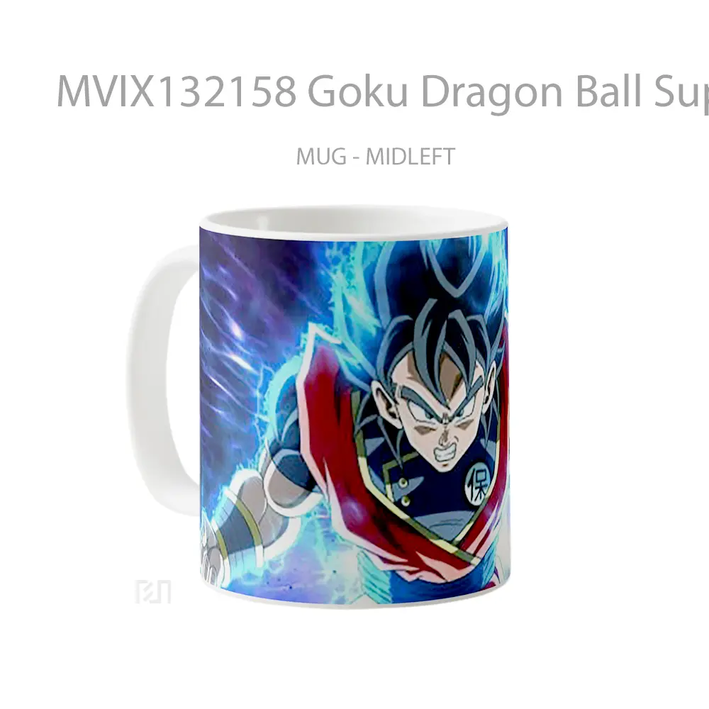 Mug Goku Dragon Ball Super V1 Cangkir Anime - All-side / Desain