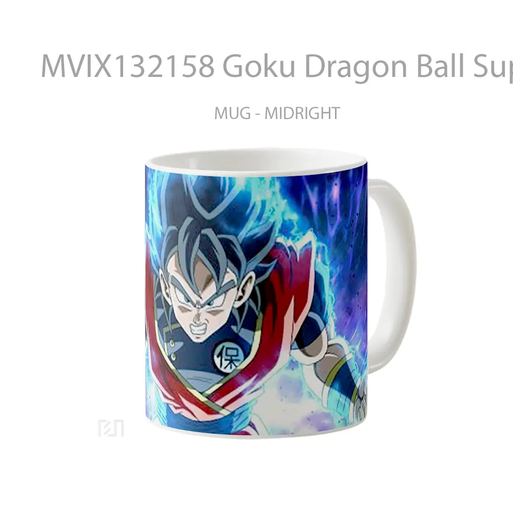 Mug Goku Dragon Ball Super V1 Cangkir Anime - All-side / Desain