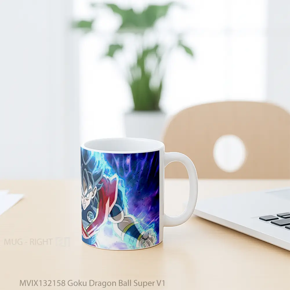 Mug Goku Dragon Ball Super V1 Cangkir Anime - All-side / Desain