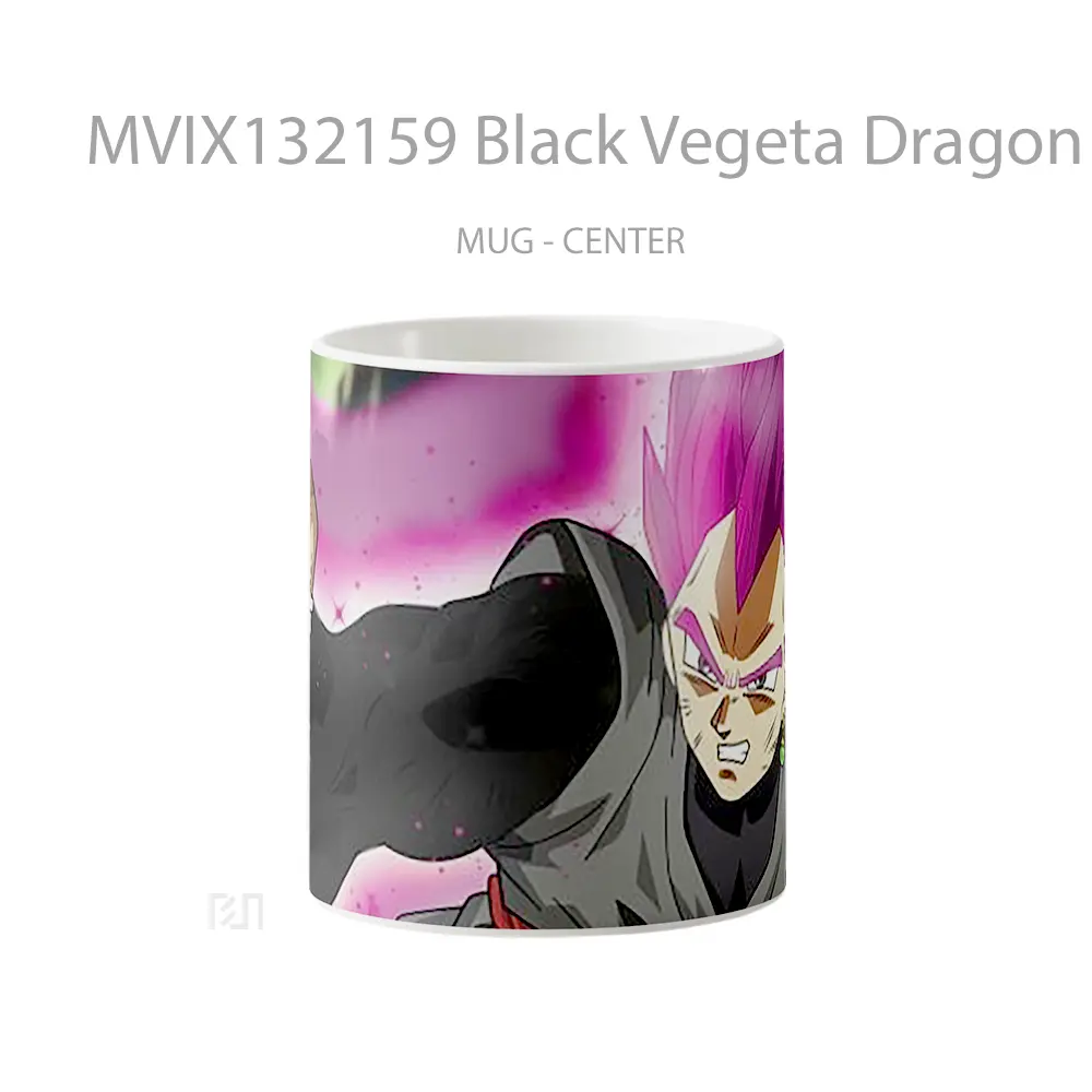Mug Black Vegeta Dragon Ball Super Cangkir Anime