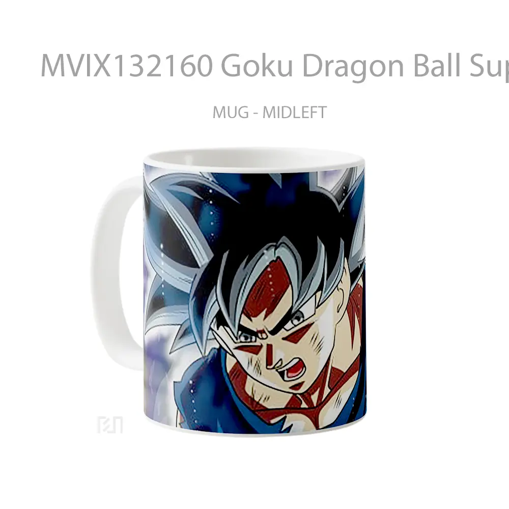 Mug Goku Dragon Ball Super V2 Cangkir Anime - All-side / Desain