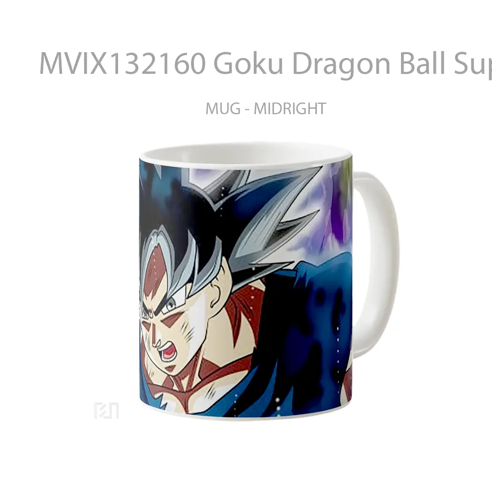 Mug Goku Dragon Ball Super V2 Cangkir Anime - All-side / Desain