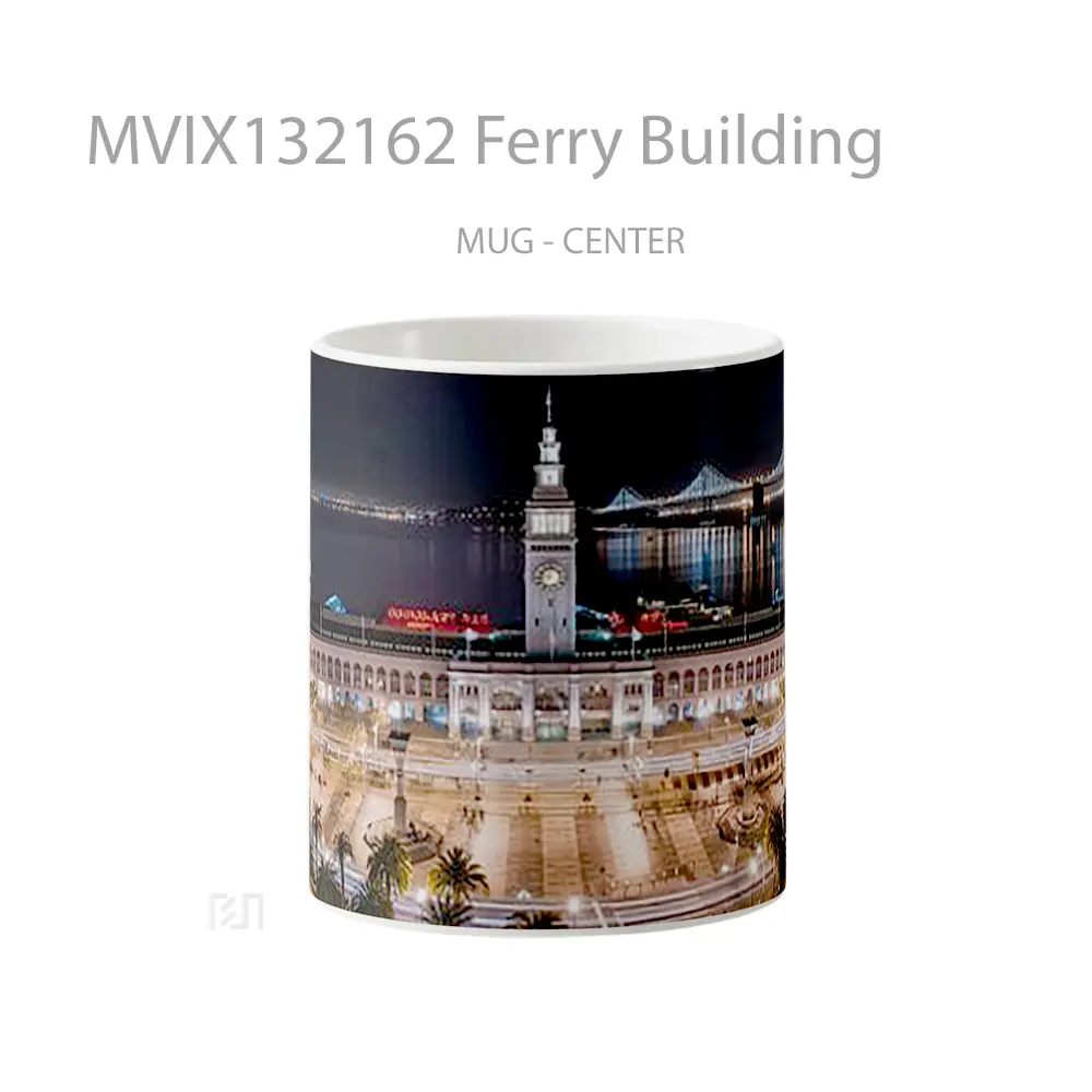 Mug Ferry Building Gelas Keramik Unik