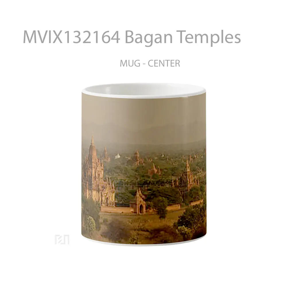 Mug Bagan Temples Gelas Keramik Unik