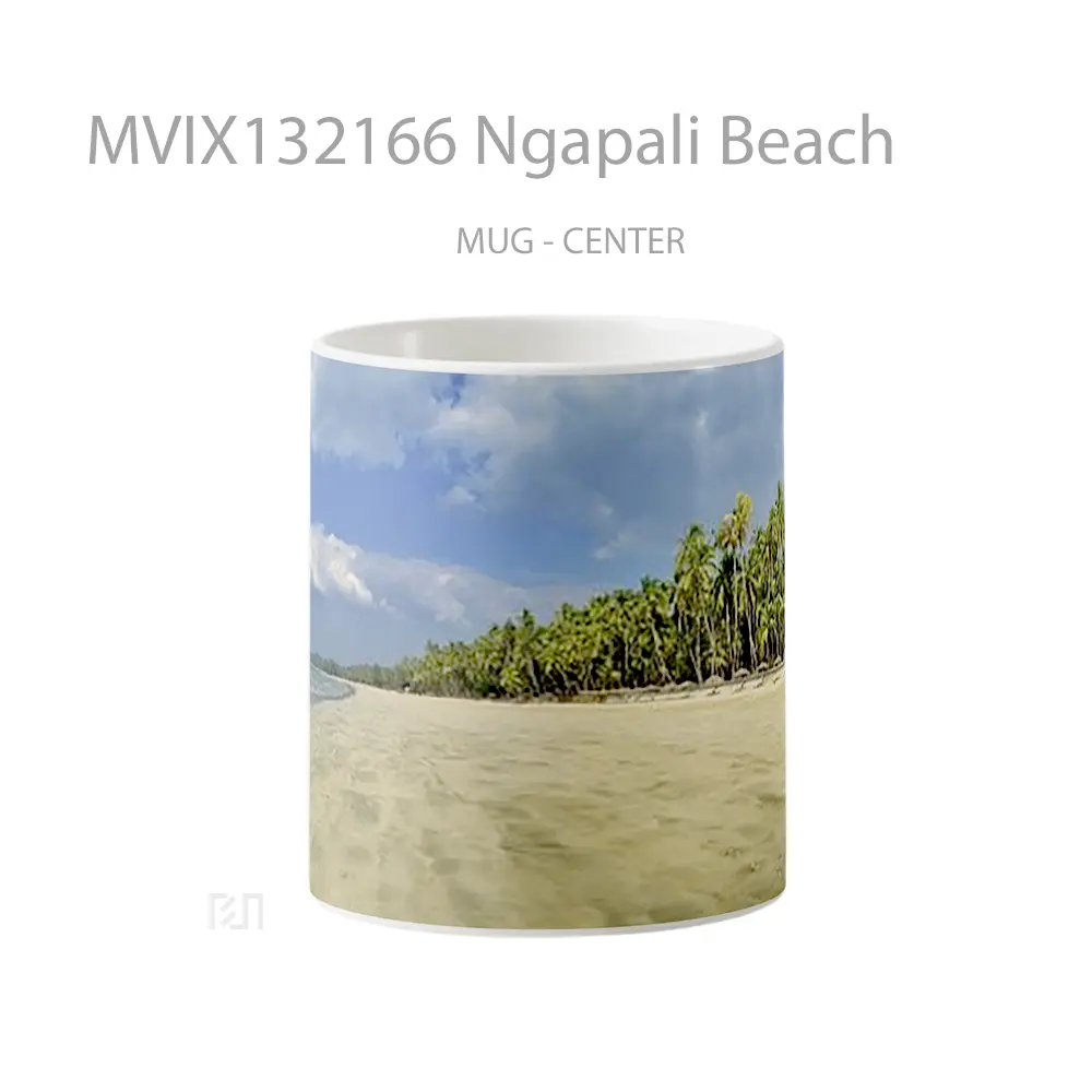 Mug Ngapali Beach Gelas Pemandangan Alam
