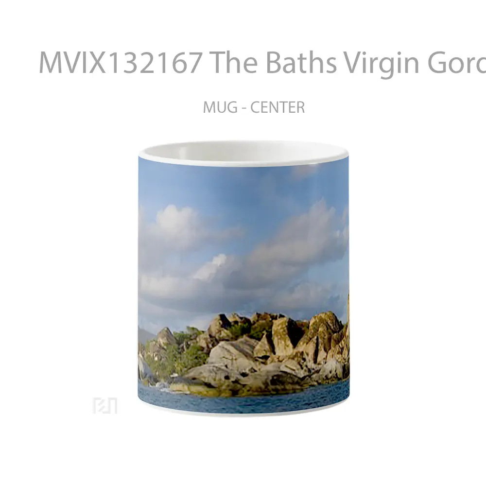Mug The Baths Virgin Gorda Gelas Keramik Unik