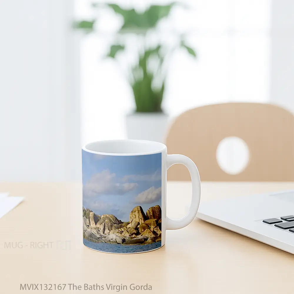 Mug The Baths Virgin Gorda Gelas Keramik Unik - All-side / Desain