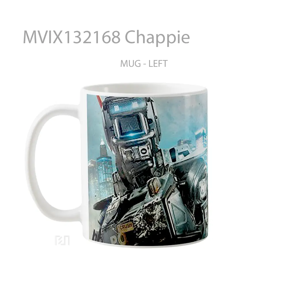Mug Chappie Gelas Keramik Unik - All-side / Desain