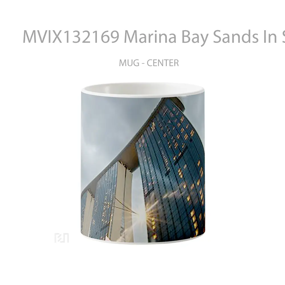 Mug Marina Bay Sands In Singapore V2 Gelas Keramik Unik