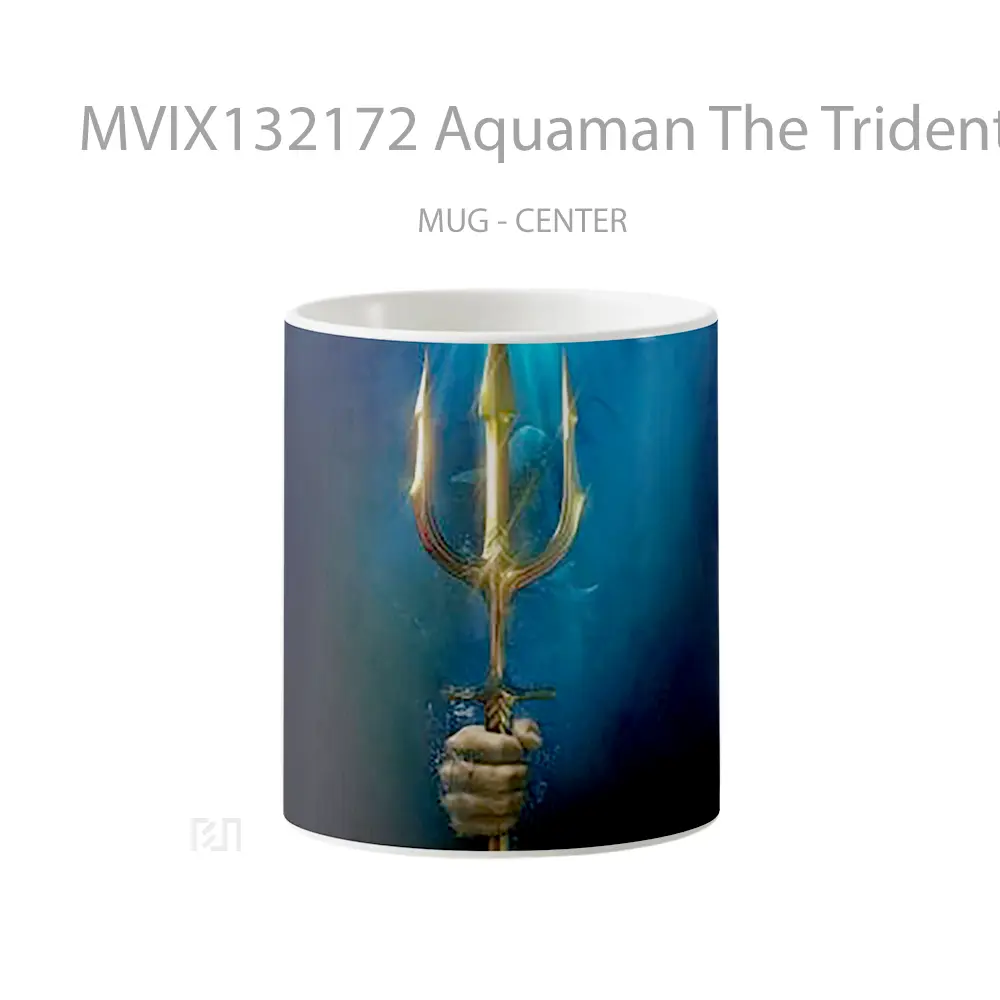 Mug Aquaman The Trident Of Neptune Gelas Superhero