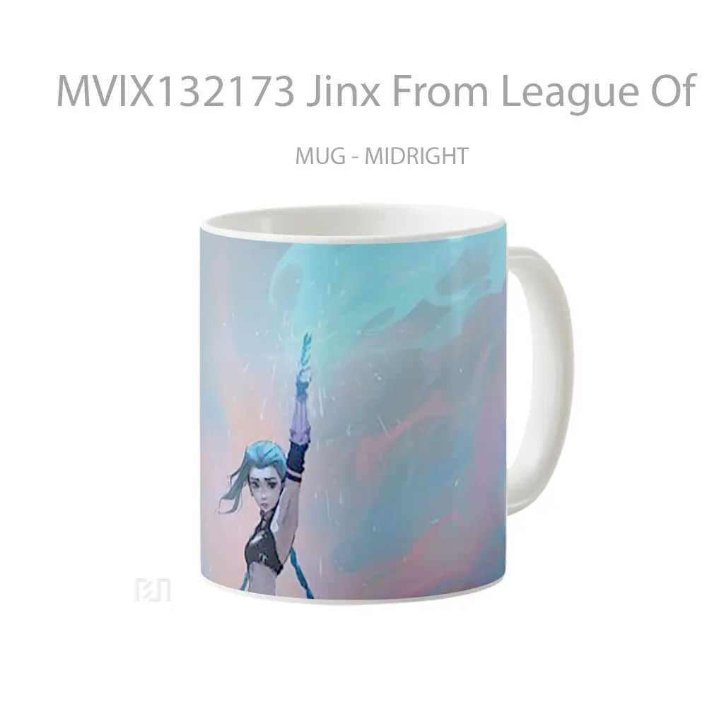 Mug Jinx From League Of Legends V1 Cangkir Gamer - All-side / Desain