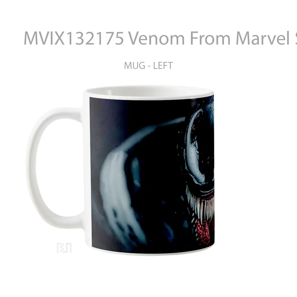 Mug Venom From Marvel Spider Man 2 Gelas Superhero - All-side / Desain