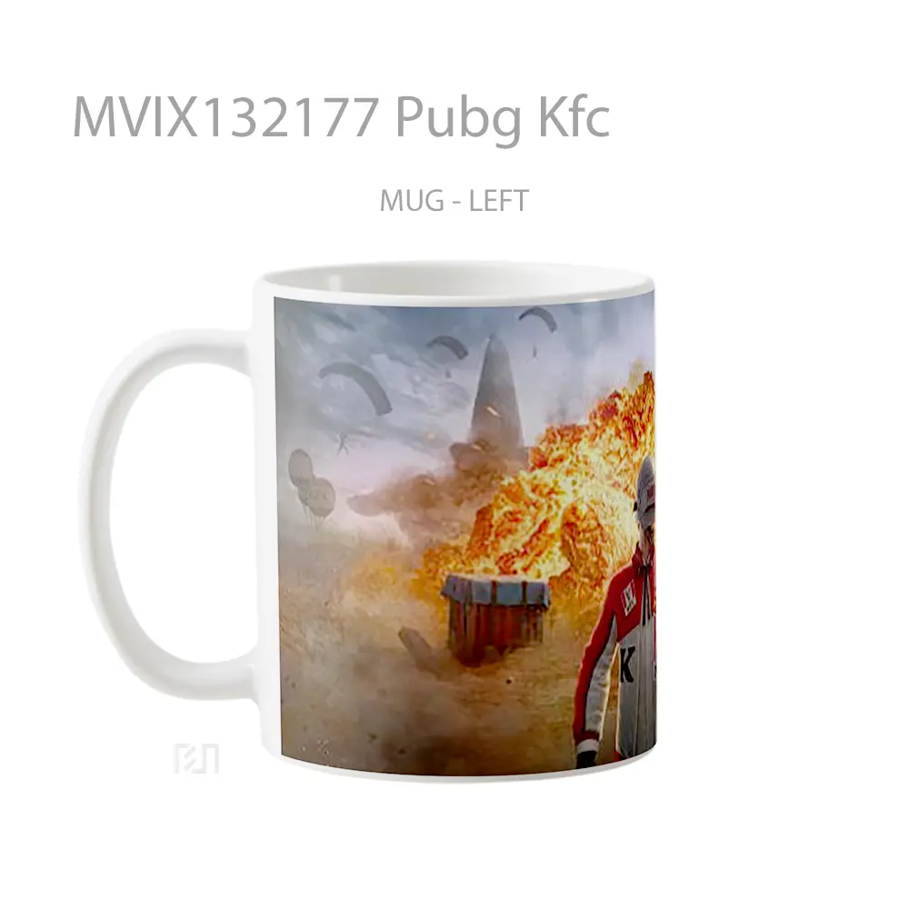 Mug Pubg Kfc Cangkir Gamer - All-side / Desain