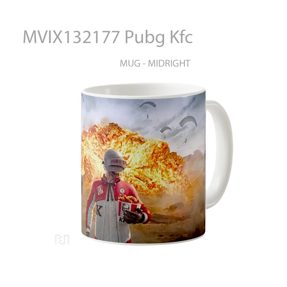 Mug Pubg Kfc Cangkir Gamer - All-side / Desain