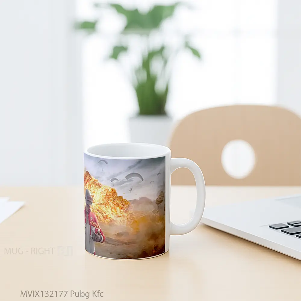 Mug Pubg Kfc Cangkir Gamer - All-side / Desain