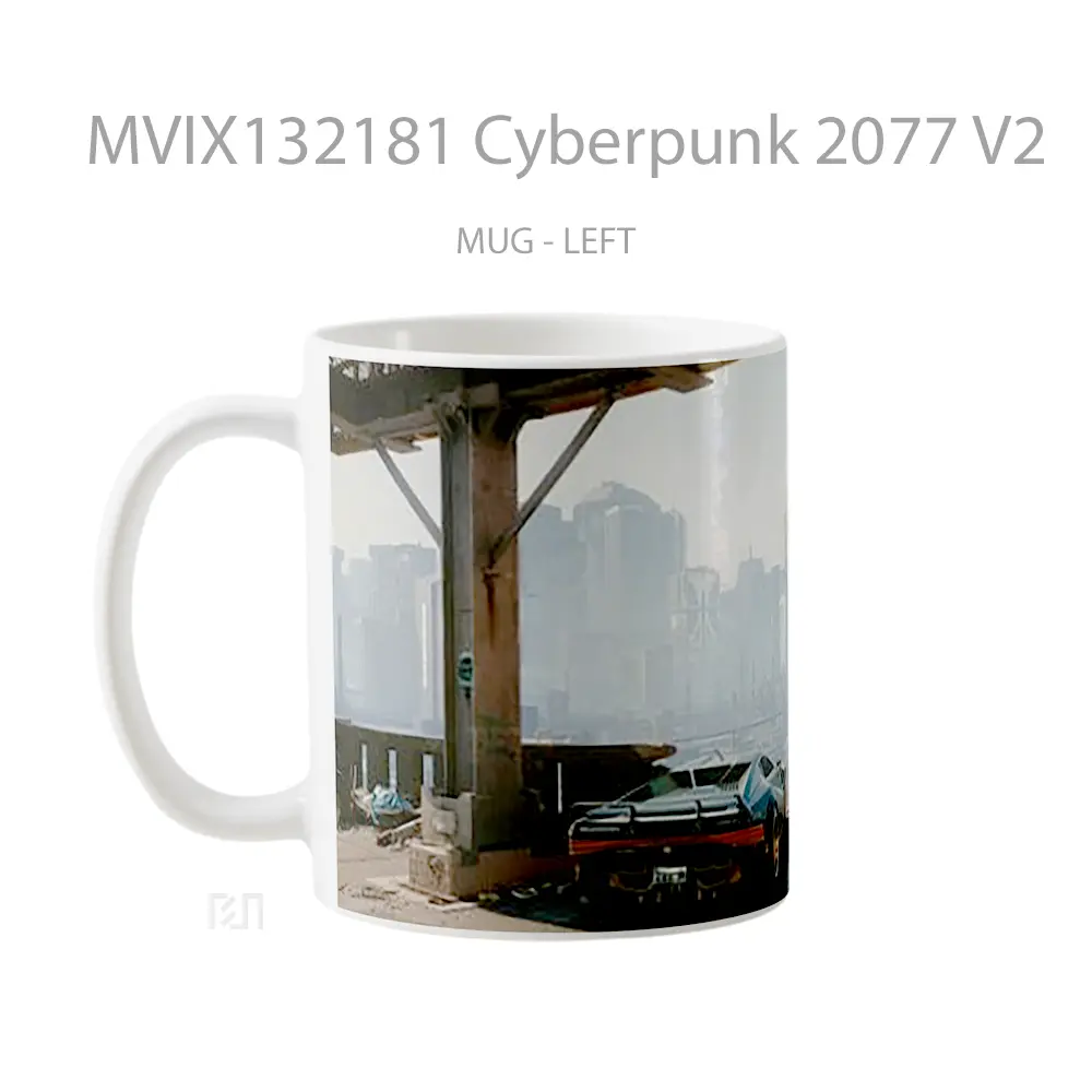 Mug Cyberpunk 2077 V2 Cangkir Gamer - All-side / Desain