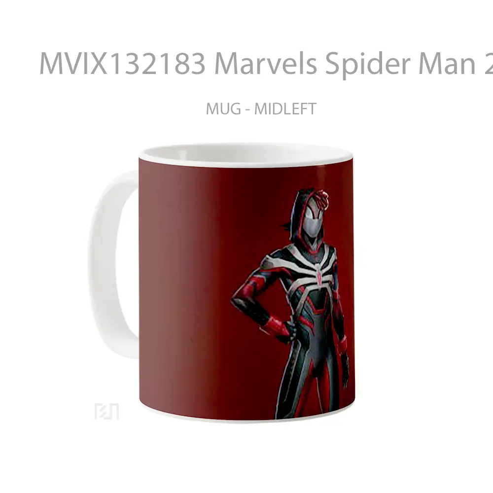 Mug Marvels Spider Man 2 Red Spectre Suit Gelas Superhero - All-side / Desain