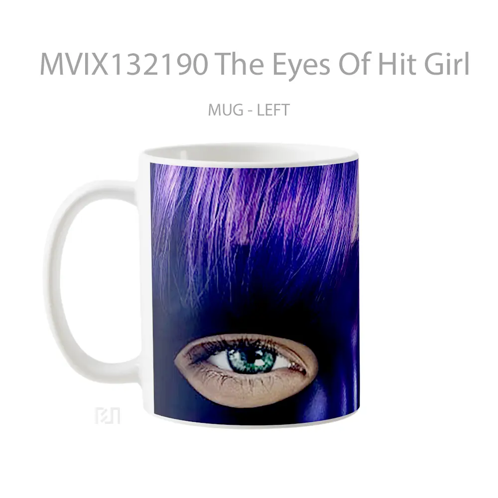 Mug The Eyes Of Hit Girl Gelas Keramik Unik - All-side / Desain