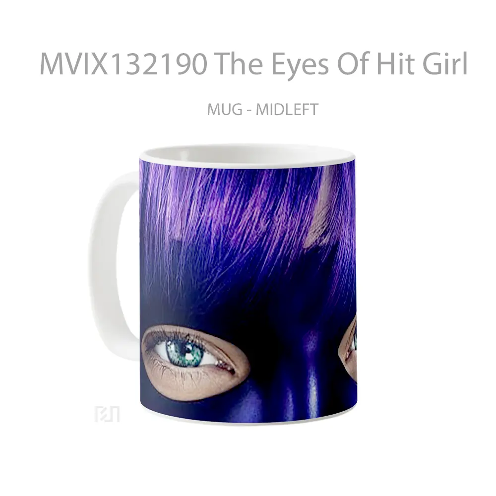 Mug The Eyes Of Hit Girl Gelas Keramik Unik - All-side / Desain