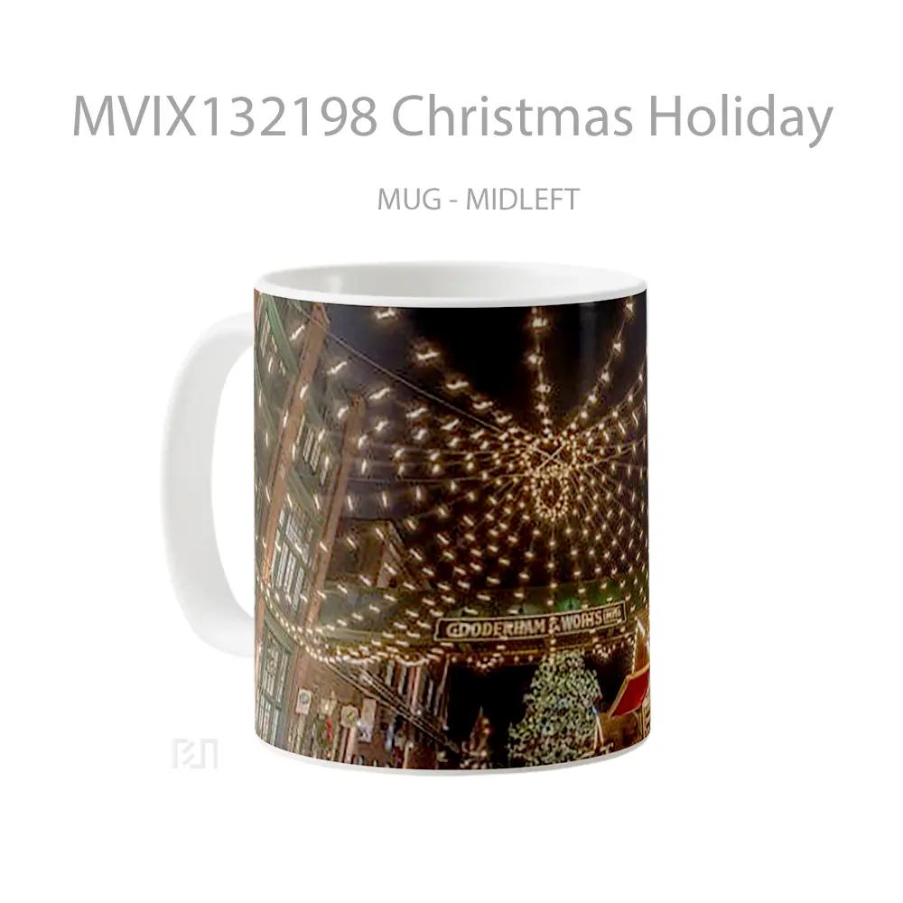 Mug Christmas Holiday Gelas Keramik Unik - All-side / Desain
