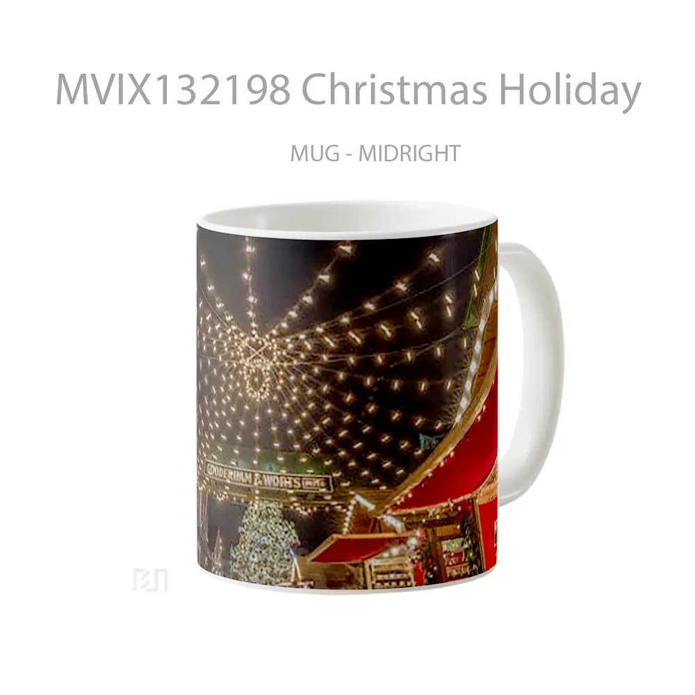 Mug Christmas Holiday Gelas Keramik Unik - All-side / Desain
