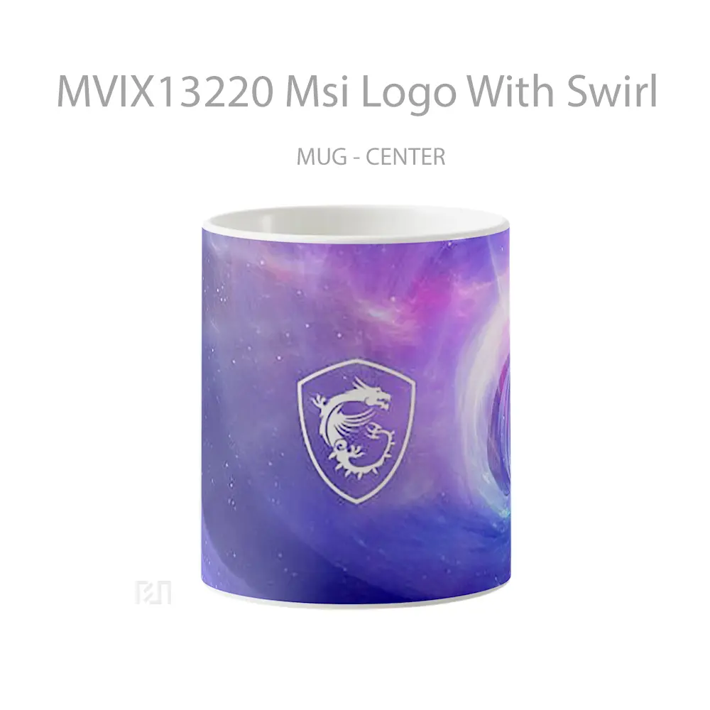Mug Msi Logo With Swirl Gelas Keramik Unik