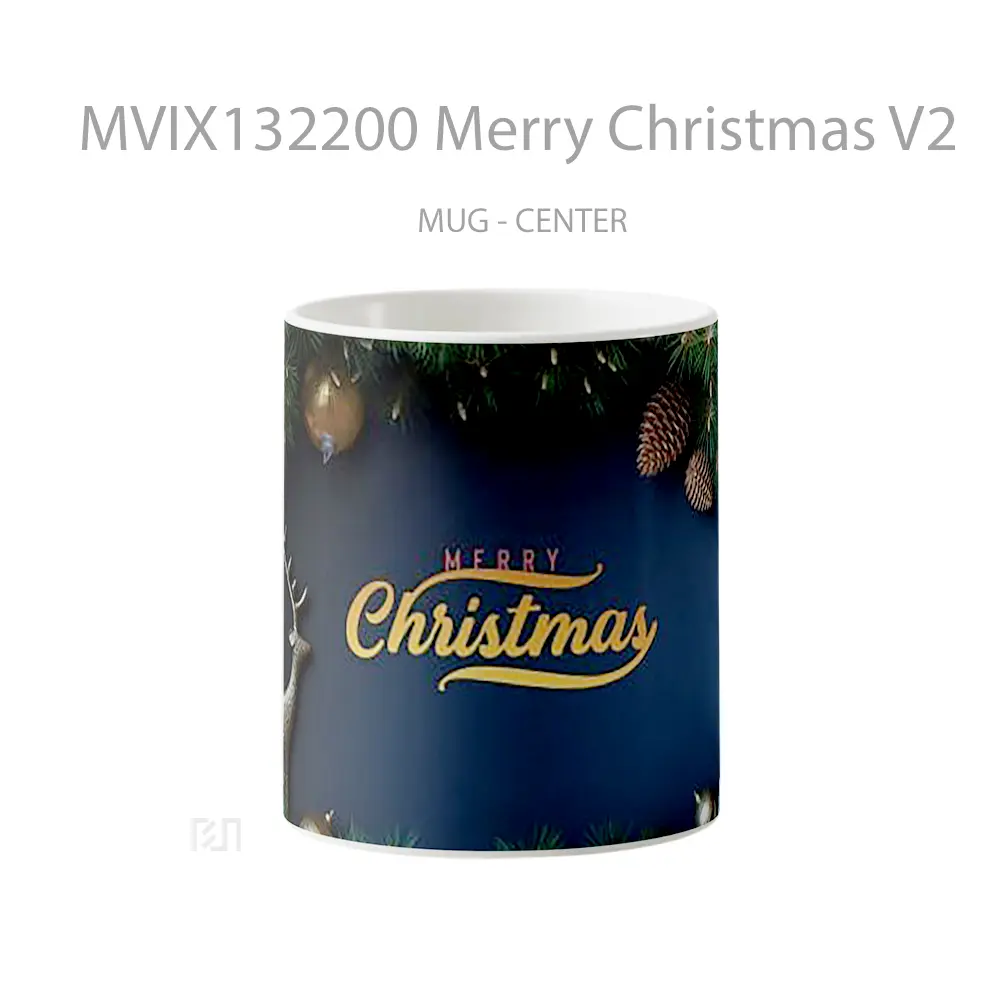 Mug Merry Christmas V2 Gelas Keramik Unik