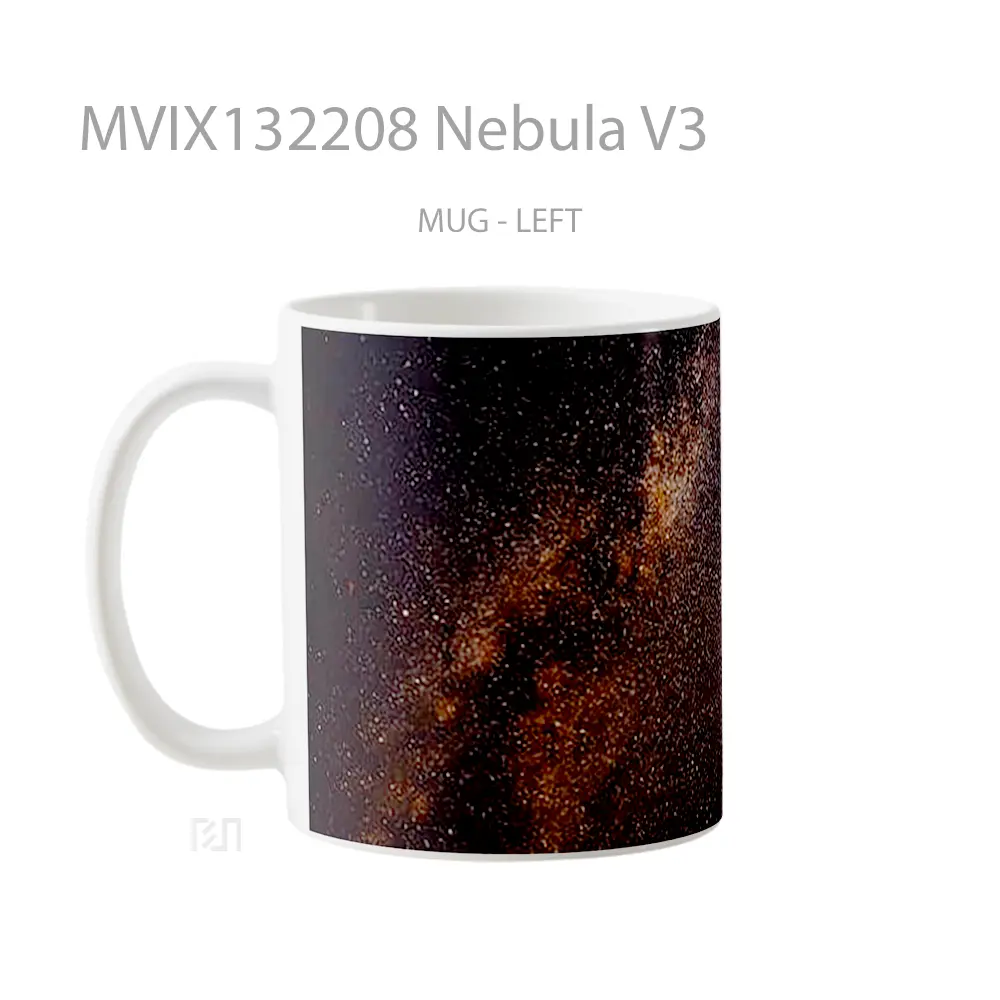 Mug Nebula V3 Gelas Astronomi - All-side / Desain