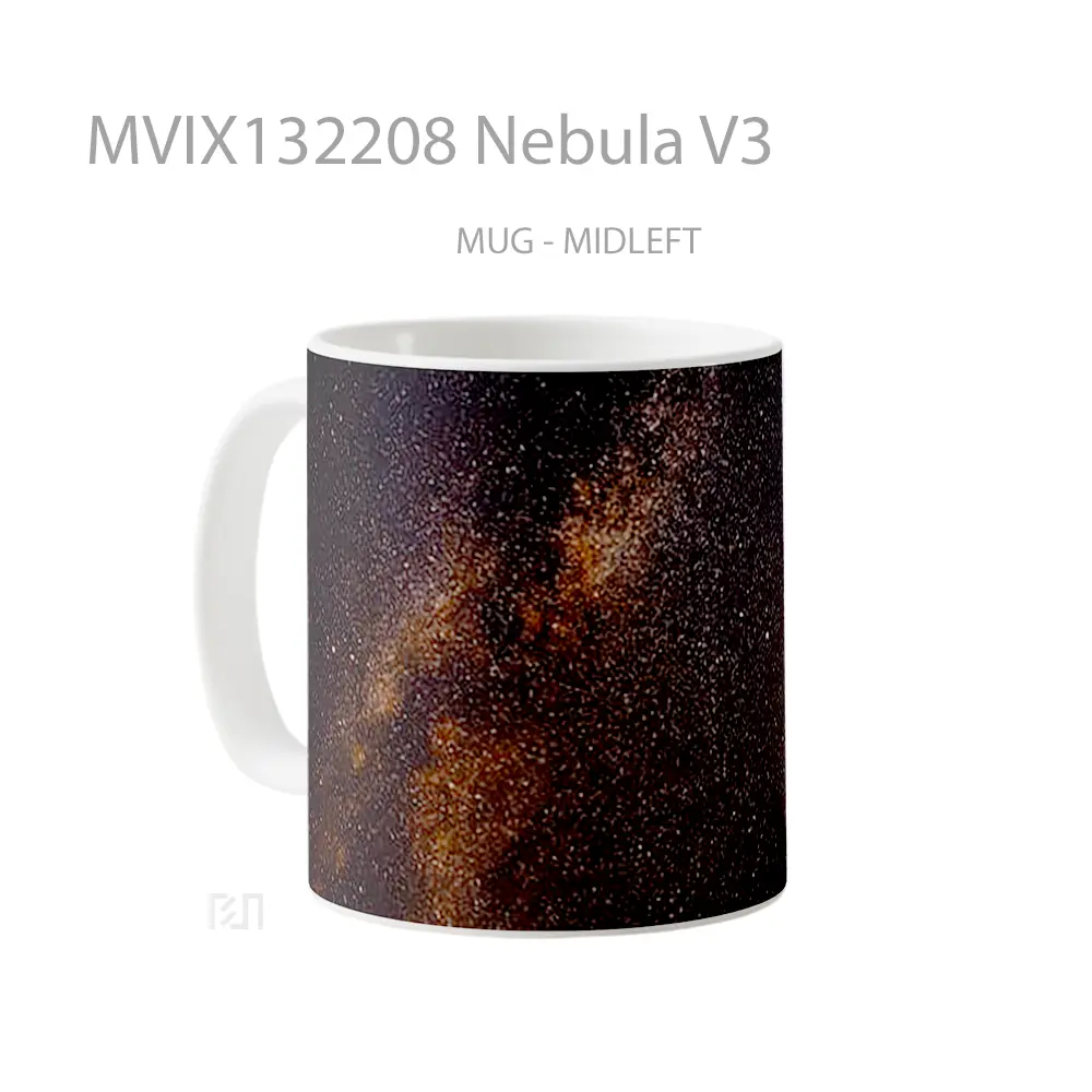 Mug Nebula V3 Gelas Astronomi - All-side / Desain