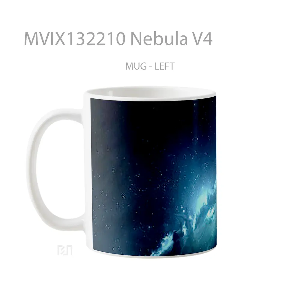 Mug Nebula V4 Gelas Astronomi - All-side / Desain