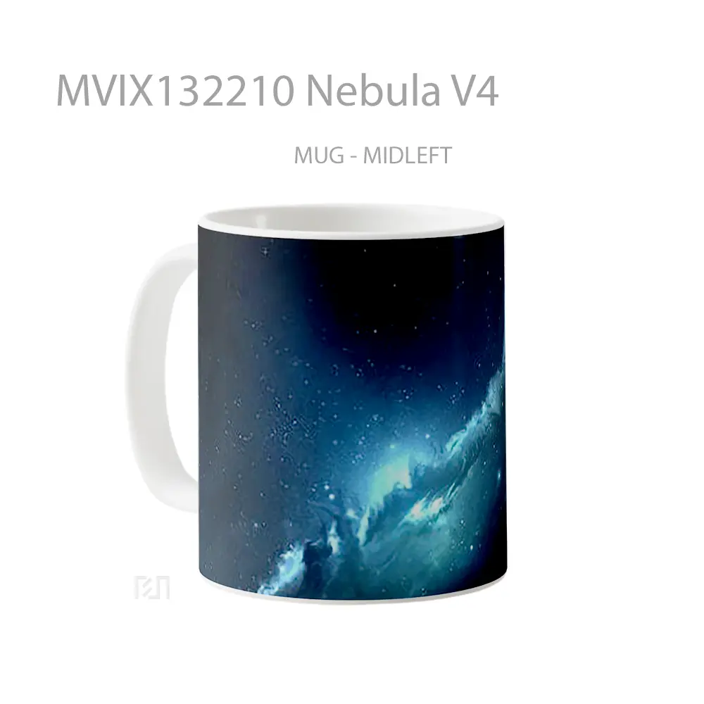Mug Nebula V4 Gelas Astronomi - All-side / Desain