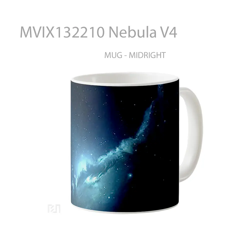 Mug Nebula V4 Gelas Astronomi - All-side / Desain