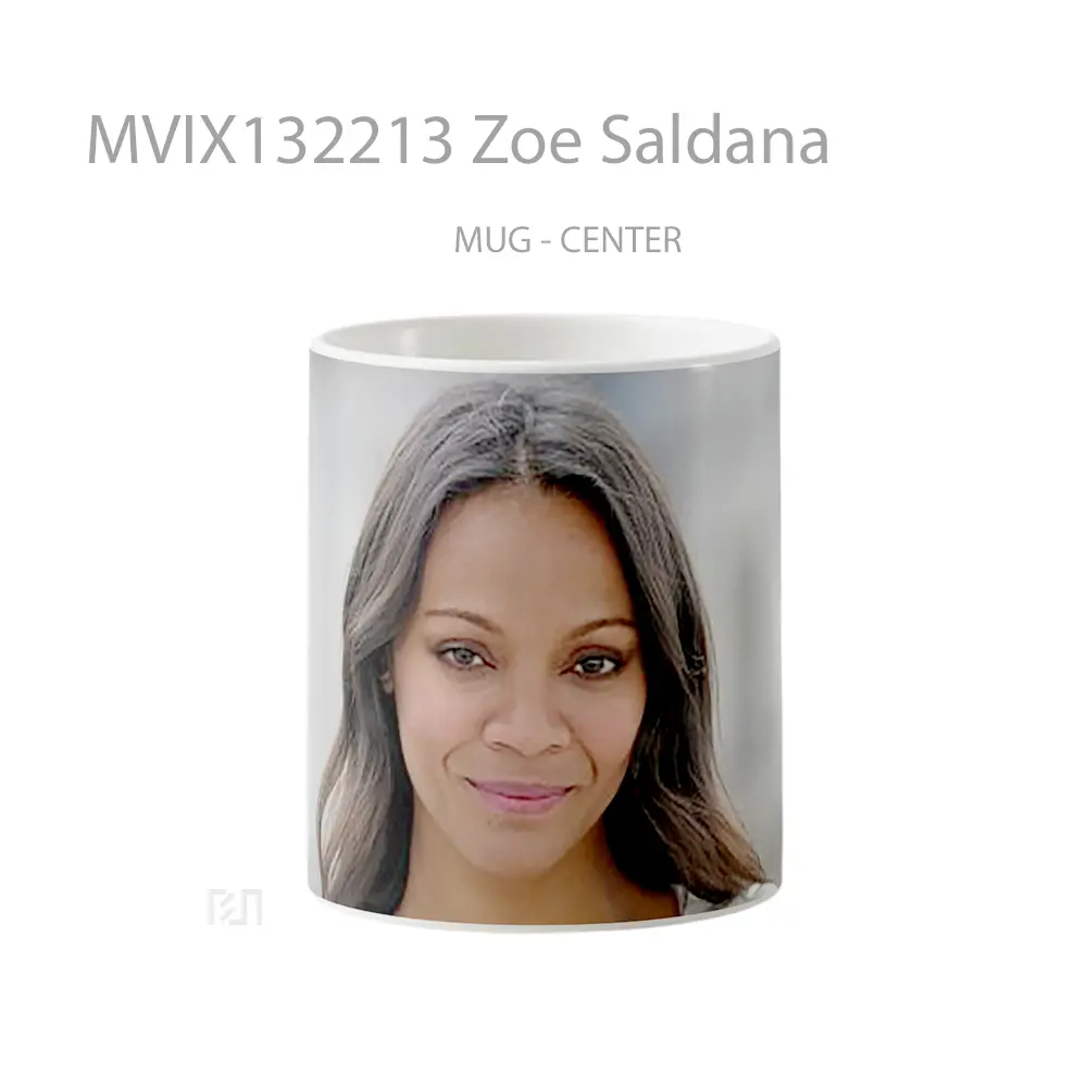 Mug Zoe Saldana Gelas Keramik Unik