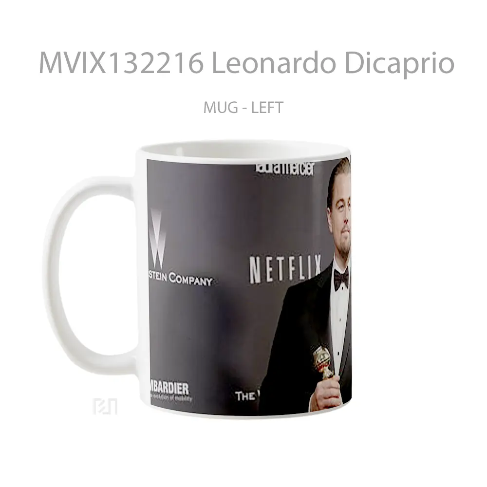 Mug Leonardo Dicaprio Gelas Selebriti - All-side / Desain