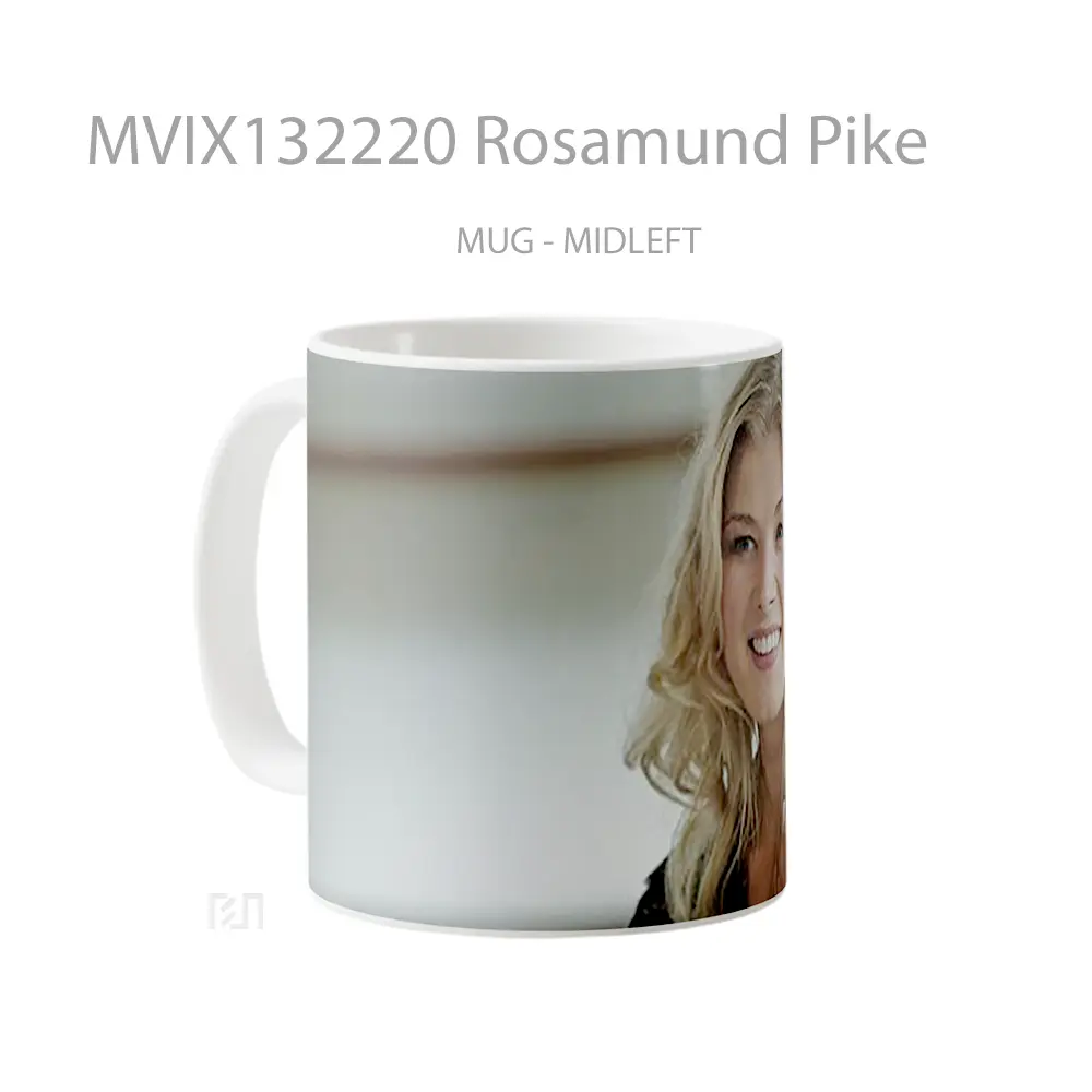 Mug Rosamund Pike Gelas Keramik Unik - All-side / Desain
