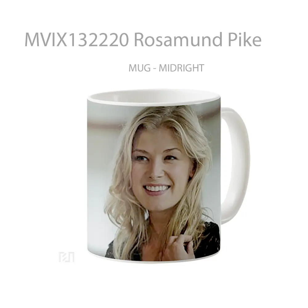Mug Rosamund Pike Gelas Keramik Unik - All-side / Desain