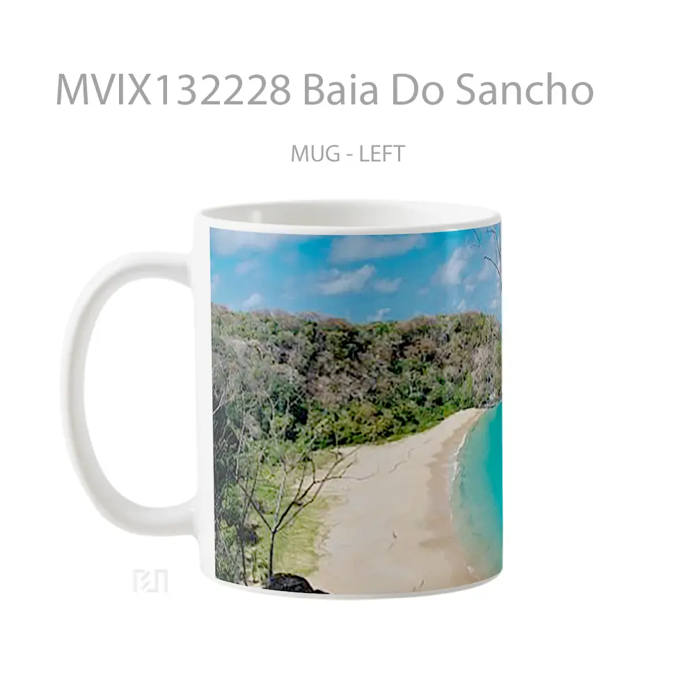 Mug Baia Do Sancho Gelas Keramik Unik - All-side / Desain