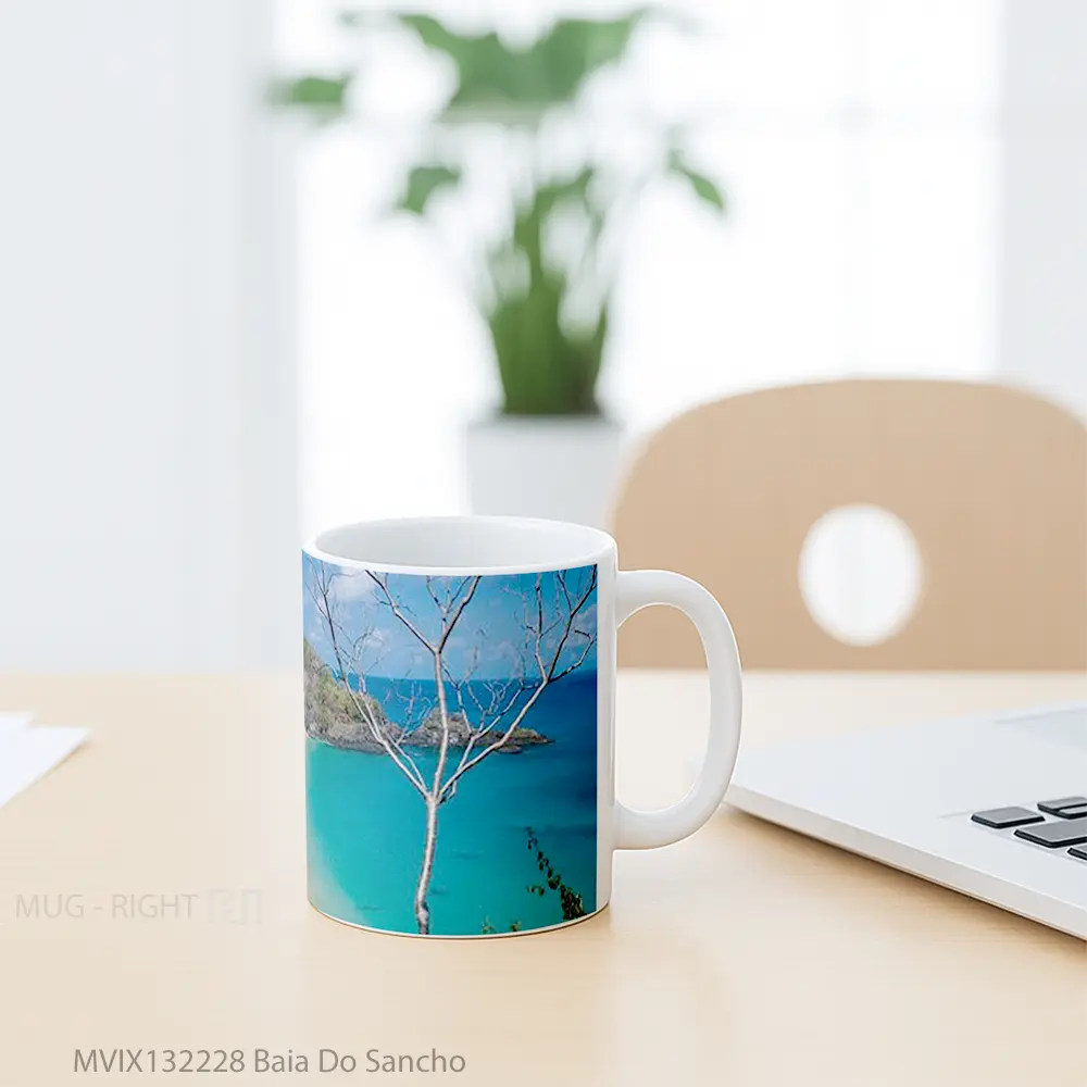 Mug Baia Do Sancho Gelas Keramik Unik - All-side / Desain