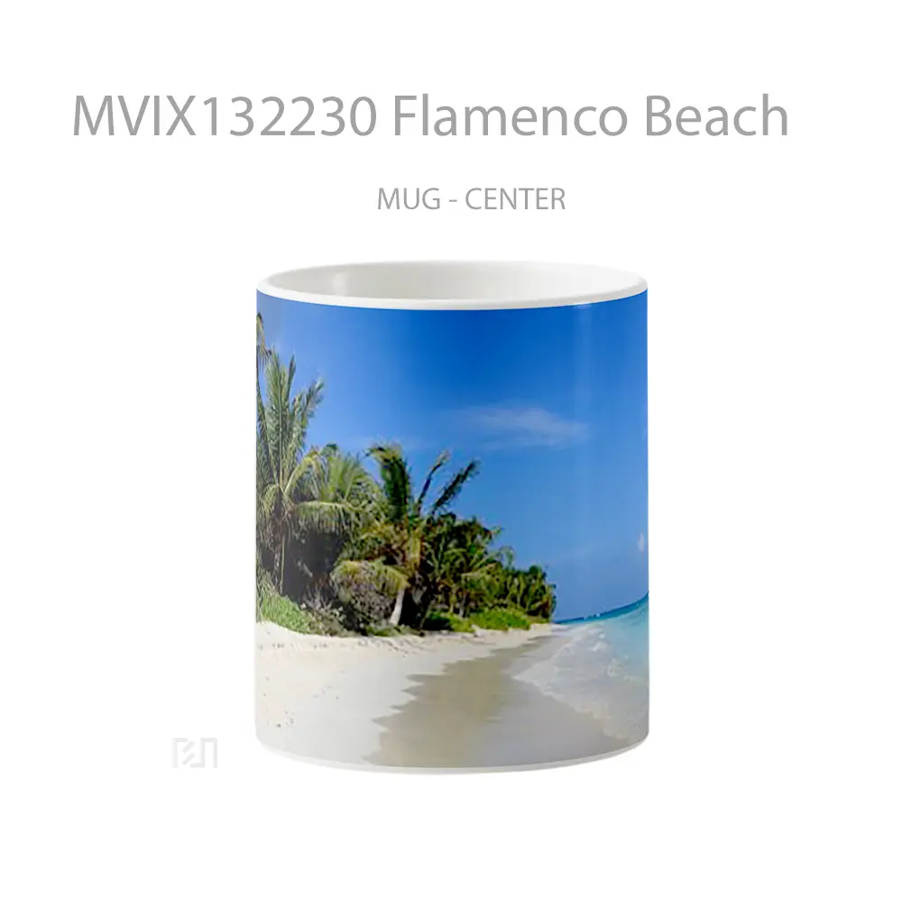 Mug Flamenco Beach Gelas Pemandangan Alam