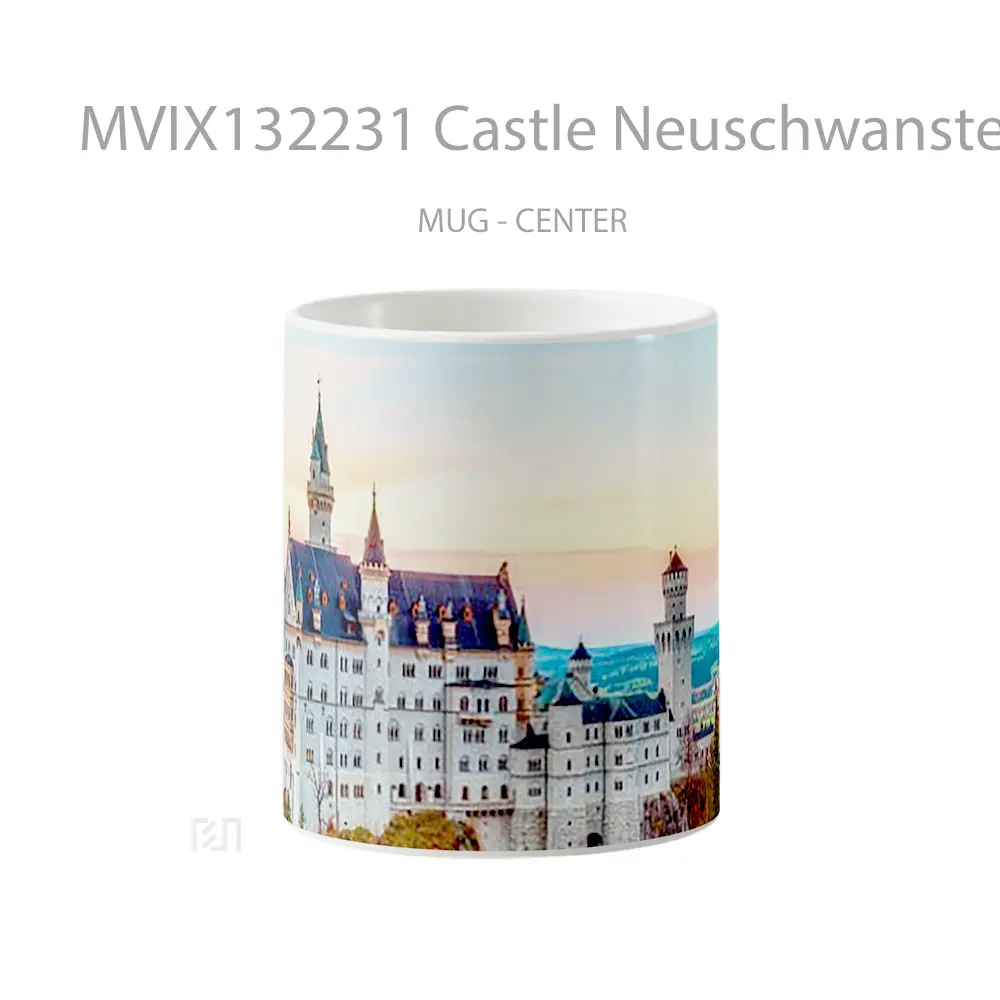 Mug Castle Neuschwanstein Gelas Keramik Unik