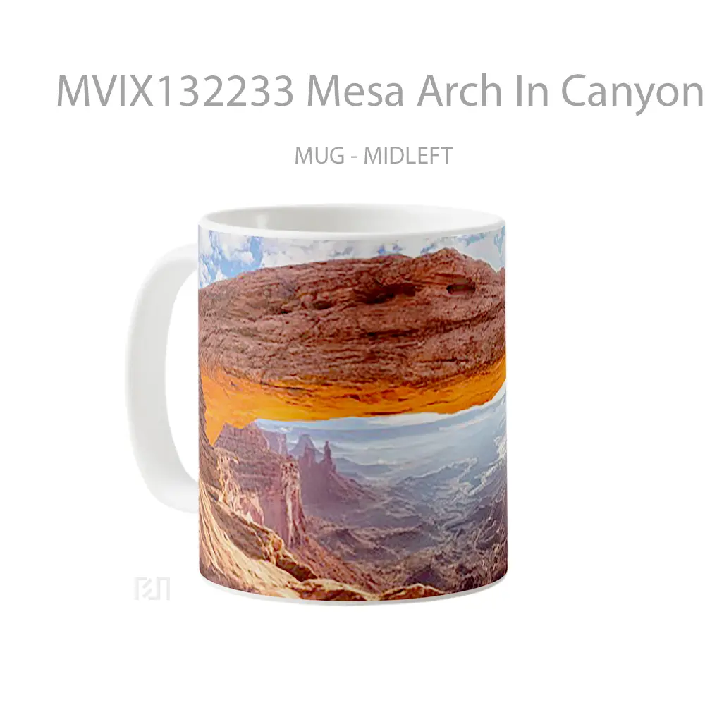 Mug Mesa Arch In Canyonlands National Park Gelas Keramik Unik - All-side / Desain