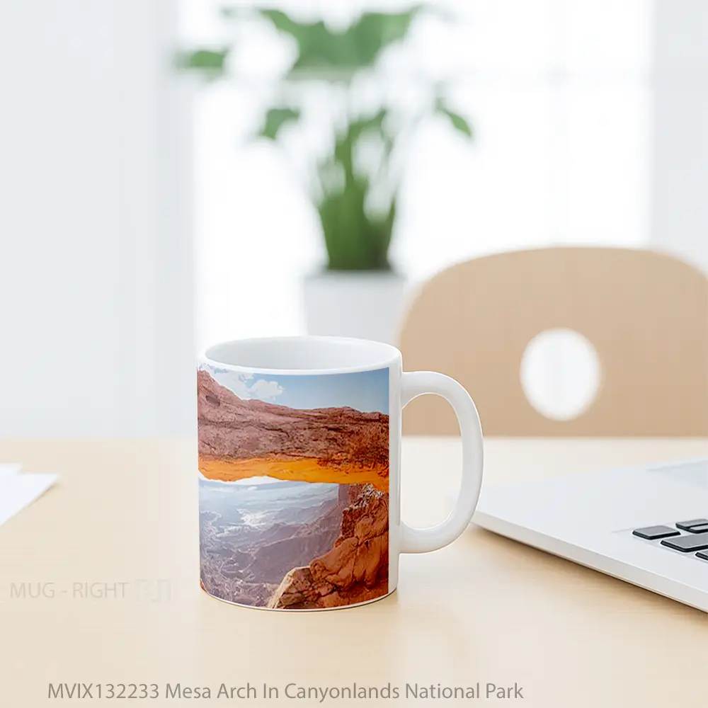 Mug Mesa Arch In Canyonlands National Park Gelas Keramik Unik - All-side / Desain